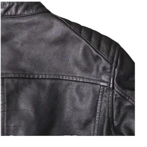 Cafe Racer Sheepskin Leather Jacket: Moto Biker Style